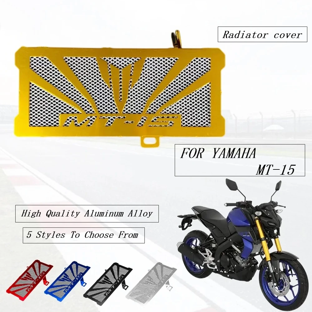 

FOR YAMAHA MT-15 MT15 MT 15 M-SLAZ 150 Motorcycle Radiator Cover Water Cooler Guard Grill Protector Aluminum2018 -2021