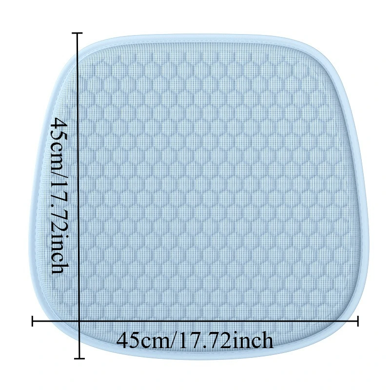 Car Honeycomb Seat Cushion Multifunctional Ice Silk Gel Seat Cushion Breathable Cool Seat Cushion Four Seasons Universal Ice Pad