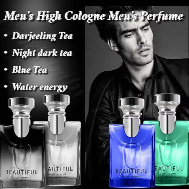 Men's Premium Flavor Cologne Perfume Darjeeling Tea White Tea Fragrance Elegant Gentleman Personality Perfume 100ml