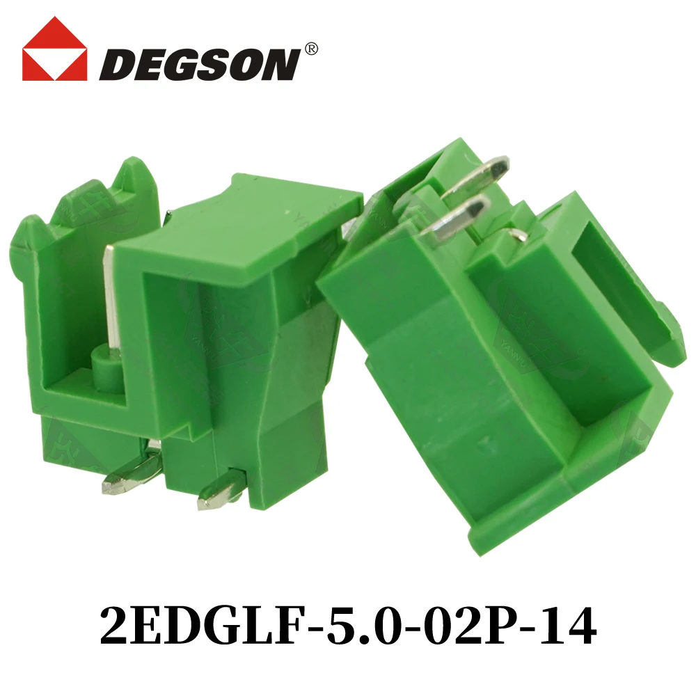 

10Pcs DEGSON 2EDGRF-5.0-2EDGLF-5.0-04P-14-00ZH Pluggable Type PCB Terminal Block Connector KF2EDGRF MSTBO2,5/2/3-G1R-G1L Phoenix