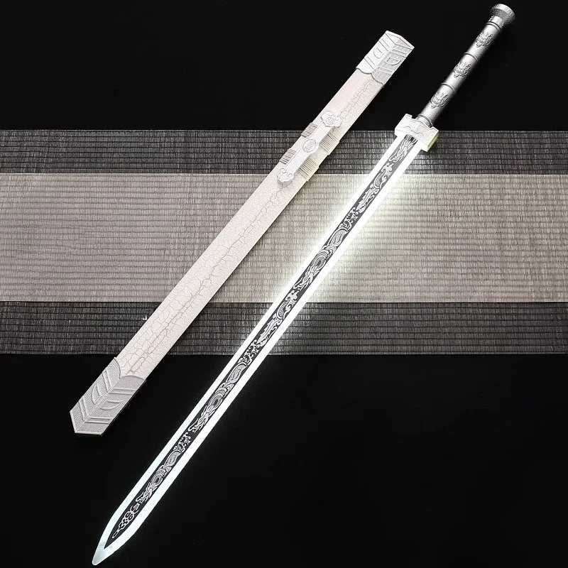 100 CM Han Sword Charging Glowing Acrylic ABS Plastic White Dragon view 3