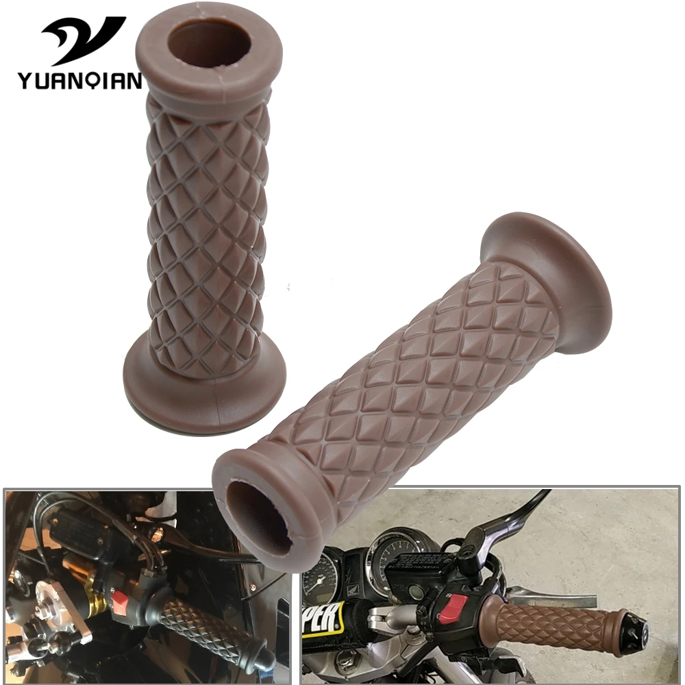 

Motorcycle Rubber Handlebar Handle Bar Grip Motorbike For SUZUKI SV650X ABS VanVan 200 Honda CB500F CB1100 CB600F CB190R MSX125