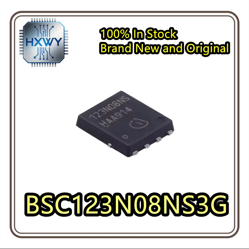 (3/10 pcs)  BSC123N08NS3G  123N08NS  TSDSON8 package  Electronics  Best-seller  Brand new genuine fast dispatch
