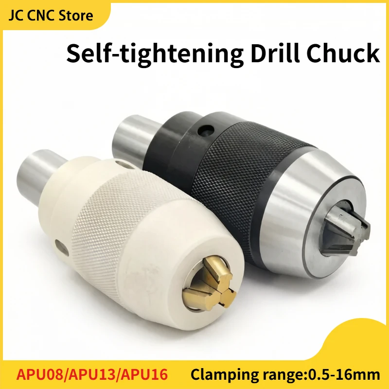 APU head APU08 APU13 APU16 Drill chuck integrated self-tightening tools for CNC BT30 BT40 NT30 NT40 lathe tool holder Milling