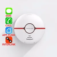 1Pcs 2.4G WIFI Smoke Detector For Home Security Tuya Smart Life APP Notification Indoor 3V Battery Ceiling Wireless Smoke Sensor