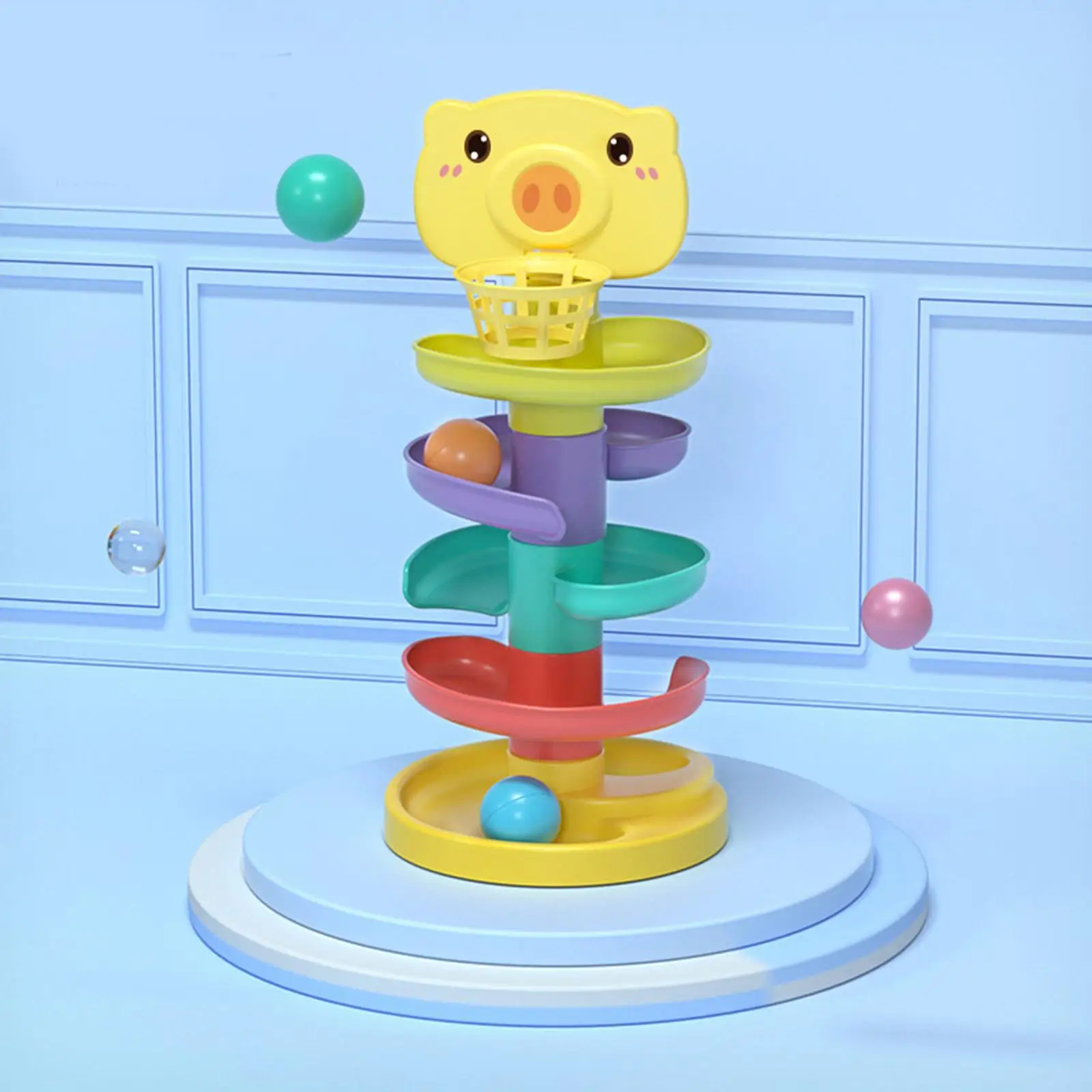 Juego divertido de bolas para niños pequeños, juguete interactivo de aprendizaje para el desarrollo temprano