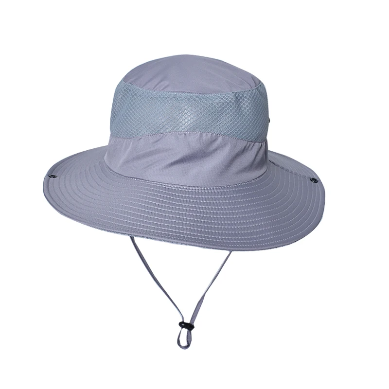 Summer large brimmed sun protection fisherman hat for women outdoor mountaineering and fishing sun hat breathable sun hat