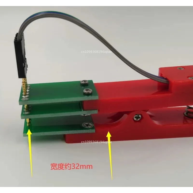 Test Frame PCB Clamp Fixture Probe Programming Fixture 2.54mm 2.0mm 1.27mm, Test Depth 22mm Single Row in stock