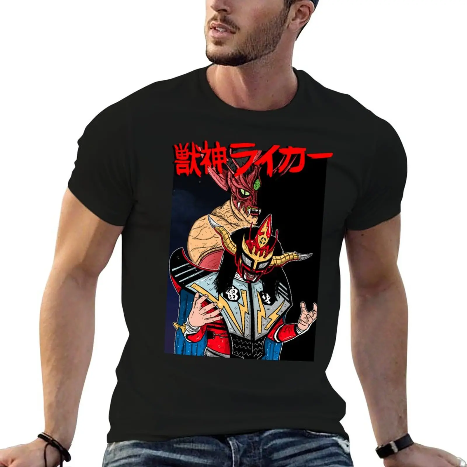 

t t for 'Thunder' with prints Liger shirts slim Jushin man shirts T-Shirt fit