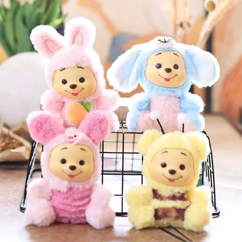 ตุ๊กตาหมีพูห์ขนาด 15 ซม. ตุ๊กตาพูห์ปาร์ตี้ซนๆ ตุ๊กตาพูห์เป้สะพายหลัง ตุ๊กตาพวงกุญแจ ของตกแต่งน่ารัก ของขวัญวันเกิด