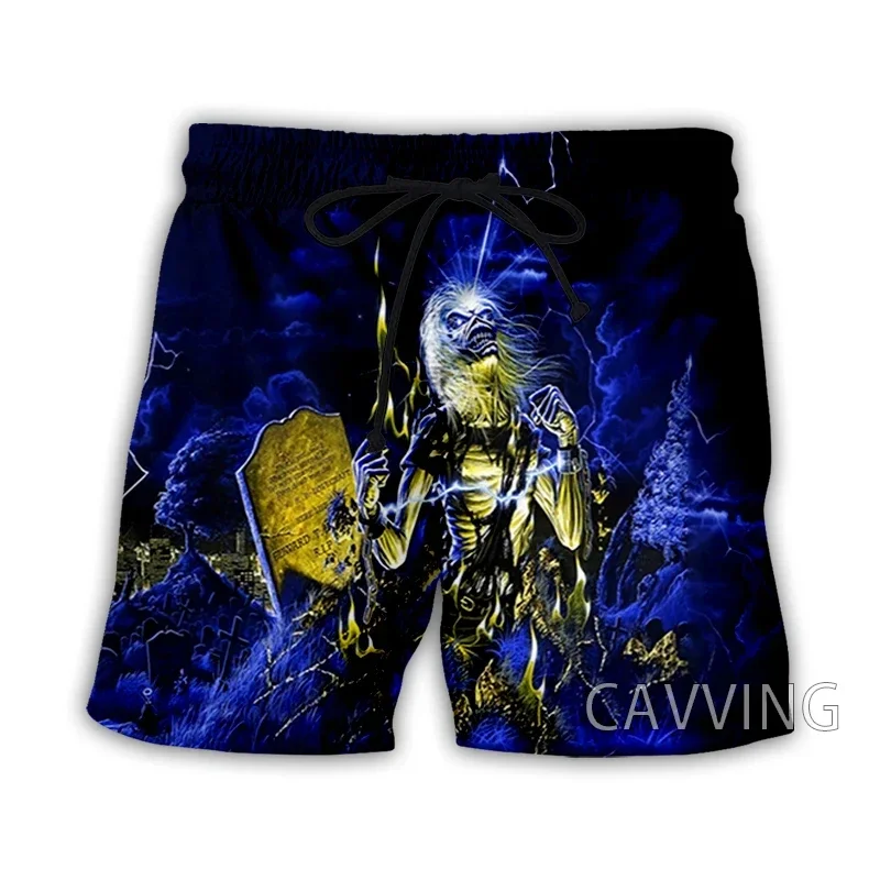 New Fashion 3D Printed Gothic Retro Horror Skull Summer Beach Shorts Street Men Quick Drying Vacation Casual Fashion Shorts