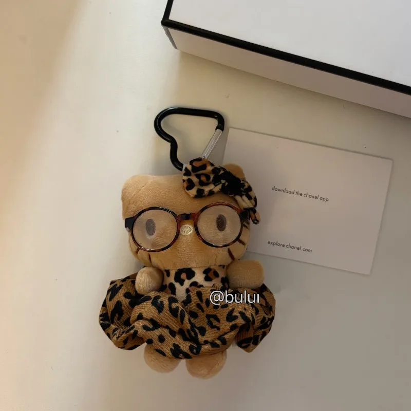 새로운 카와이 산리오 헬로 키티 키체인 귀여운 만화 애니메이션 인형 배낭 전화 체인 참 패션 소녀 크리스마스 선물