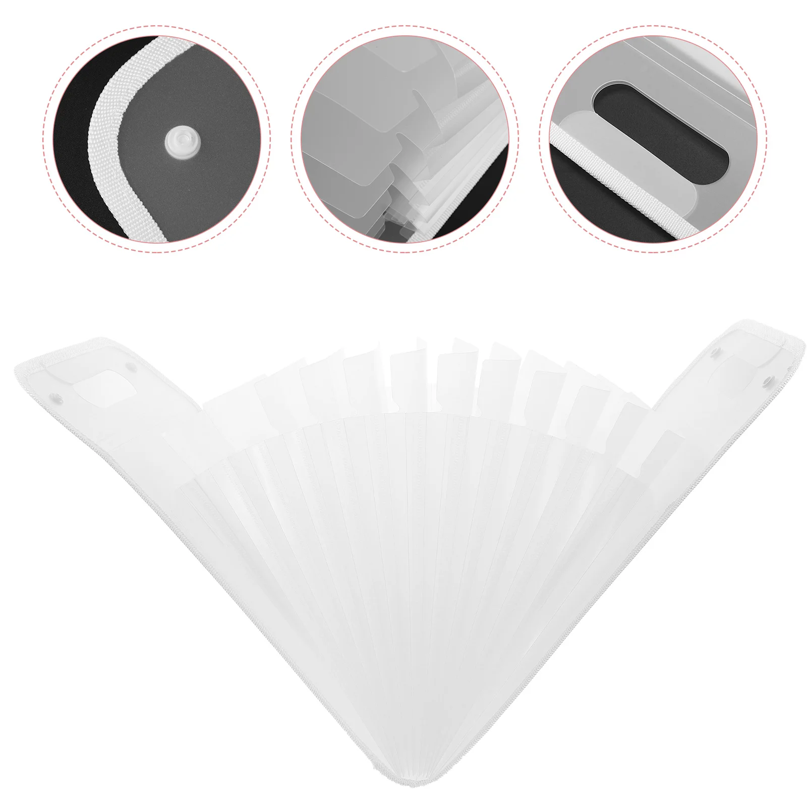 A4 Expandable Accordion File Folder Large Capacity Document Organizer For Receipts Bills Checks Filing Office Home School