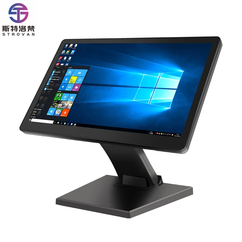 

15.6 Inch 16:10 VESA Flat Panel LCD Capacitive Touch Screen ATM POS Use Cash