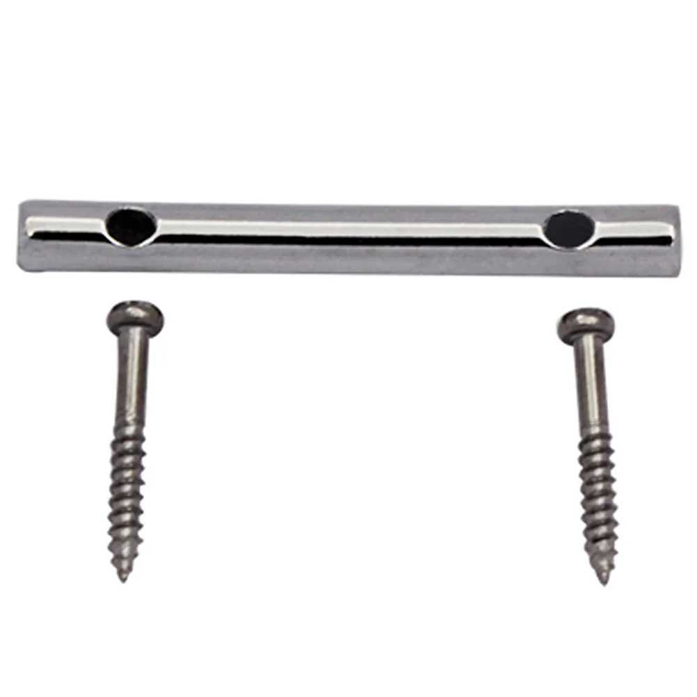

Metal String Retainer Bar Wide Electric Parts Accessories Stable Tuning Smooth Edges Easy Install Screws Included Accessories
