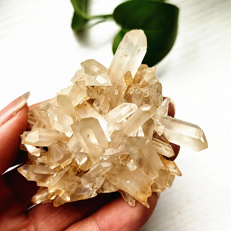 

Natural White Quartz Crystal Shinning Raw Stone Mineral Specimen Room Decor Rare Crystals Gemstones Powerful Energy Chakra