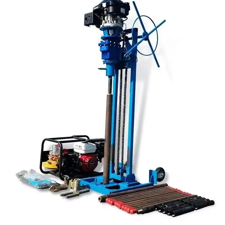 

Индивидуальная цифровая буровая установка на базе бензинового/дизельного двигателя, 15 м, для отбора проб грунта, камня, бетона, интеллектуальное оборудование для колонкового бурения