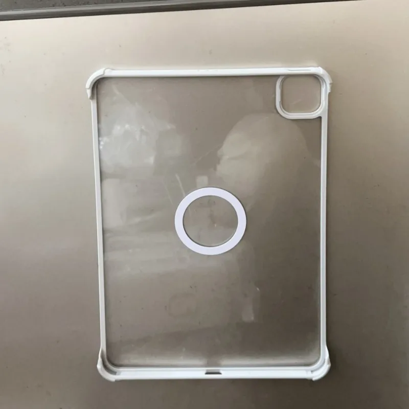 Magnetic Suction Ring Case for iPad A16 11th 2025 10th 10.9 Air 4 5 Acrylic Cover iPad Pro 2024 11 13 12.9 2022 Back Shell Funda