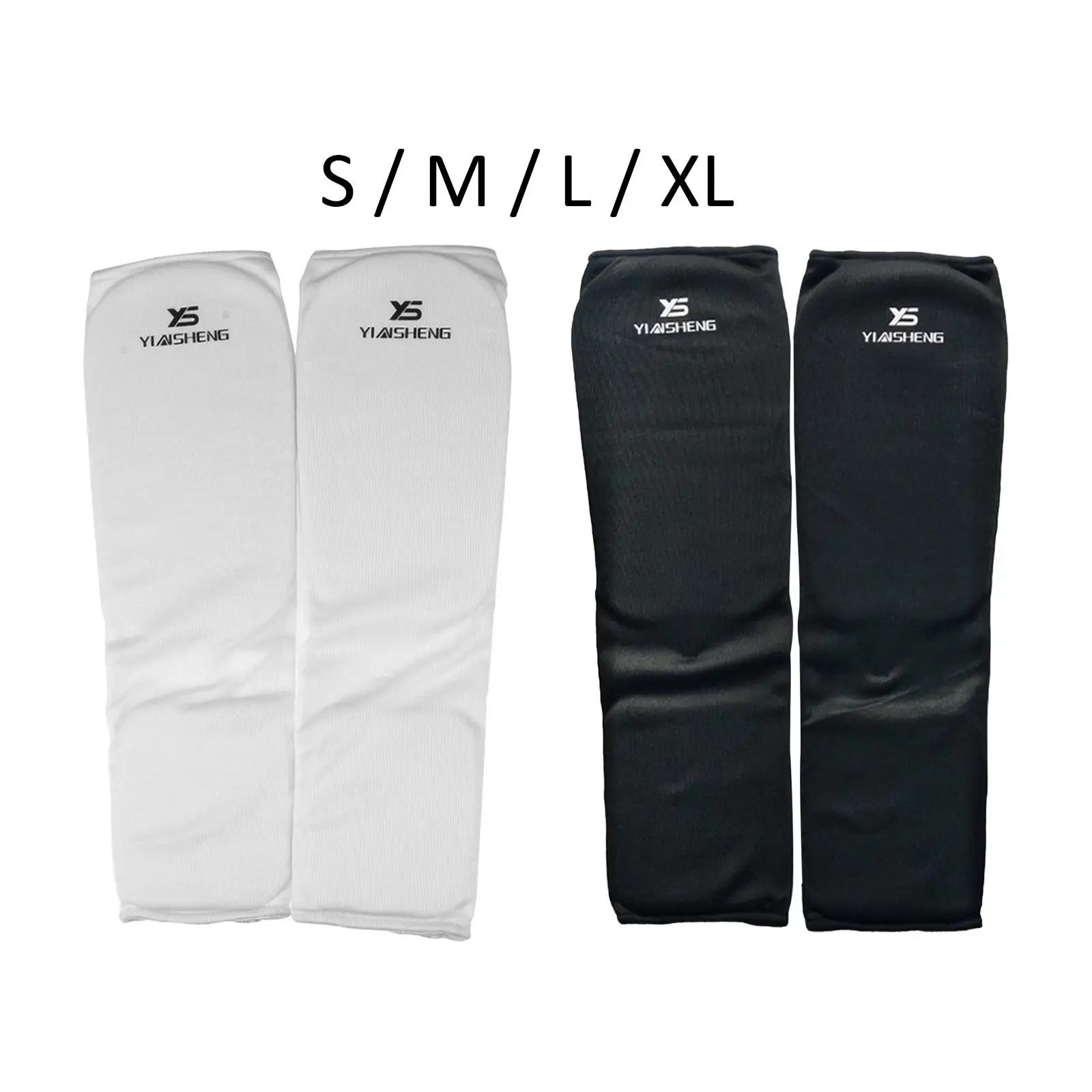 Kickboxing Shin Instep Guards Shin Instep Protector Elastic Comfortable Leg Instep Protection Pads for Martial Arts Mma Sanda