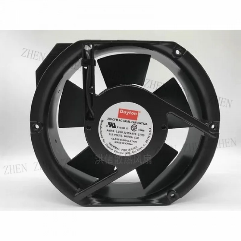 

Y FOR Dayton 239 CFM AC AXIAL FAN 4WT42A 115V 0.23/0.22A AC Cooling Fan