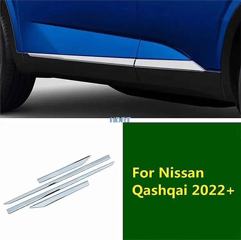 

DOOR SIDE GARNISH MOULDING BODY MOLDING COVER PROTECTOR TRIM STRIP FIT For Nissan Qashqai Dualis 2022 2023 Protector Accessories