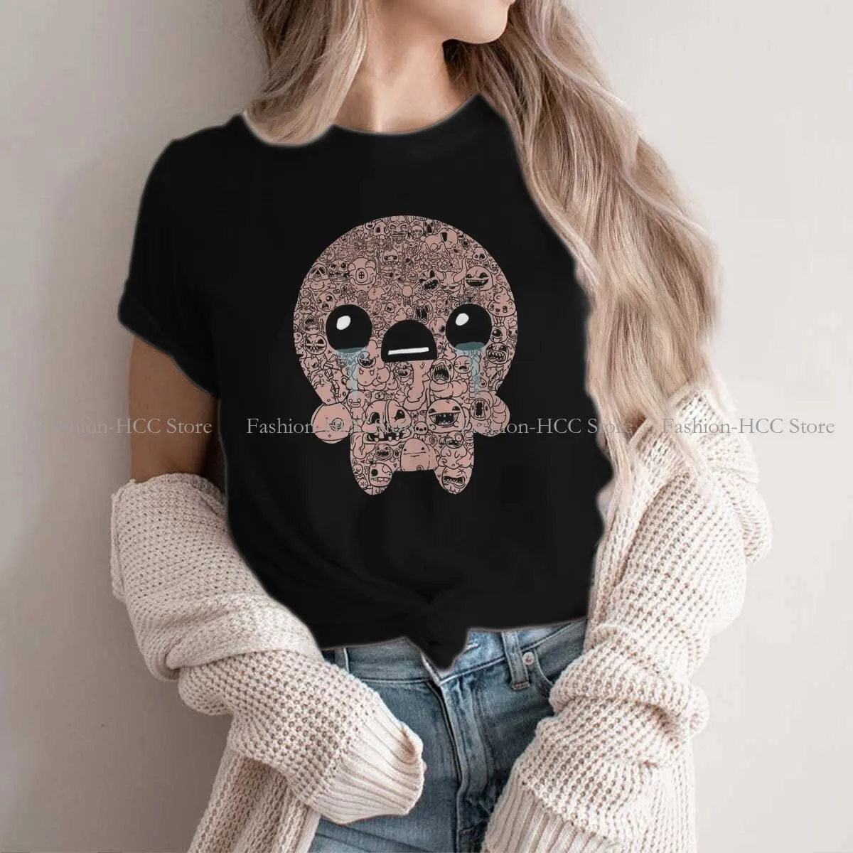 The Binding of Isaac Rebirth Wrath of the Lamb Game Polyester TShirt for Women Funny Basic Summer Tee T Shirt Novelty Trendy