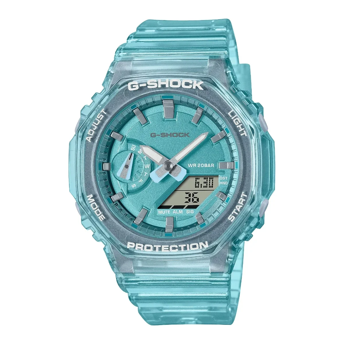 G-SHOCK Digital Sports Electronic Men\'s Watch Full Function World Time LED Auto Hand Lifting Light Oak 2100 Series