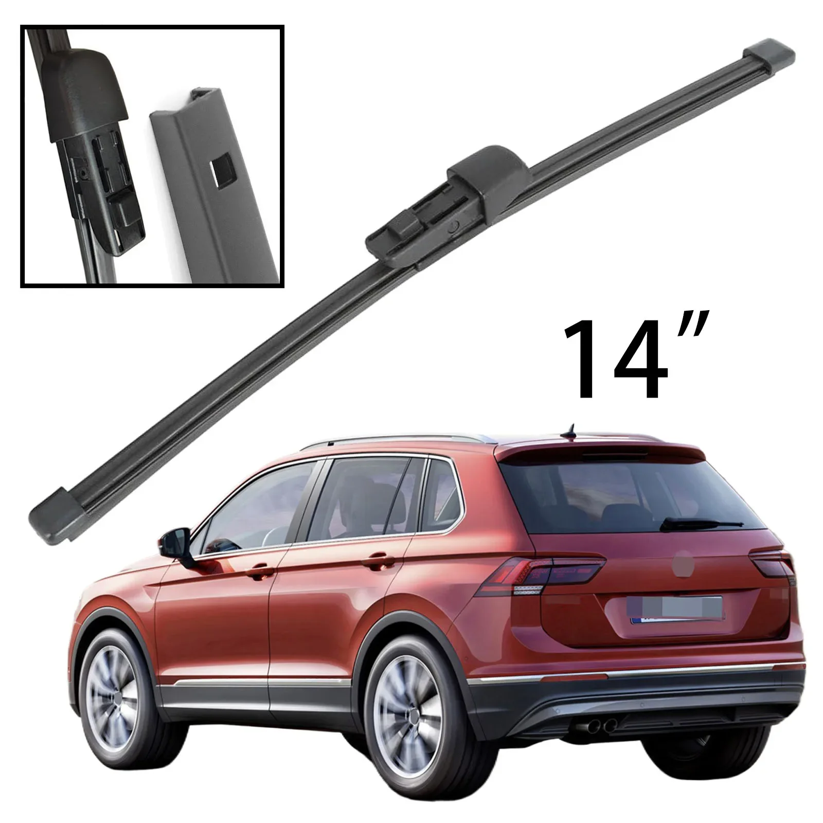 

For VW Tiguan MK2 2017-2023 Car Accessories 14" Rear Windshield Windscreen Washer Wiper Blade