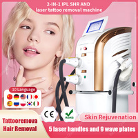 IPL 2 In1 M22 Lumenis Hair Removal Machine for men Skin Rejuvenation Tattoo Removal Device for women Nd Yag La-ser Profession