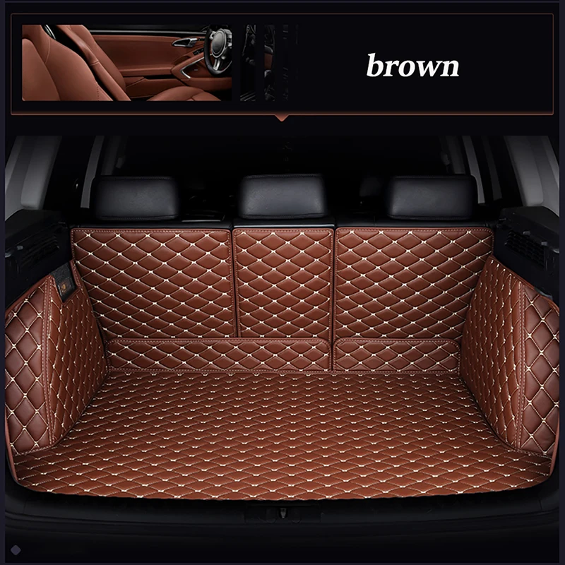 Custom Full Wrap Car Trunk Mat for Land Rover All Models Discovery 3 4 5 Rover Range Evoque Sport Freelander 1 2 Car luggage mat