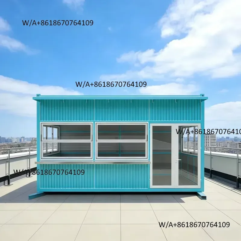 Hot Seller High Quality Modular Container Shop for Commercial Bar Quick Install 20ft 40ft Prefab Tiny House on Wheels