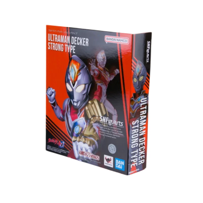 Bandai Figure Model Ultraman Decker Strong Type SHF Anime Figures Toys Collectible Gift for Children Genuine Brand New Unopened