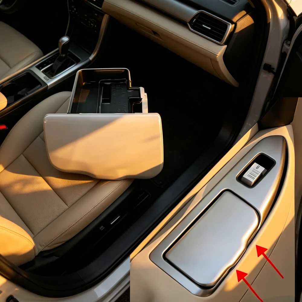 

​Car Rear Door Ash Tray For Toyota Land Cruiser Prado 120 LC120 2003-2009 Left/Right 74130-60090 74140-60050