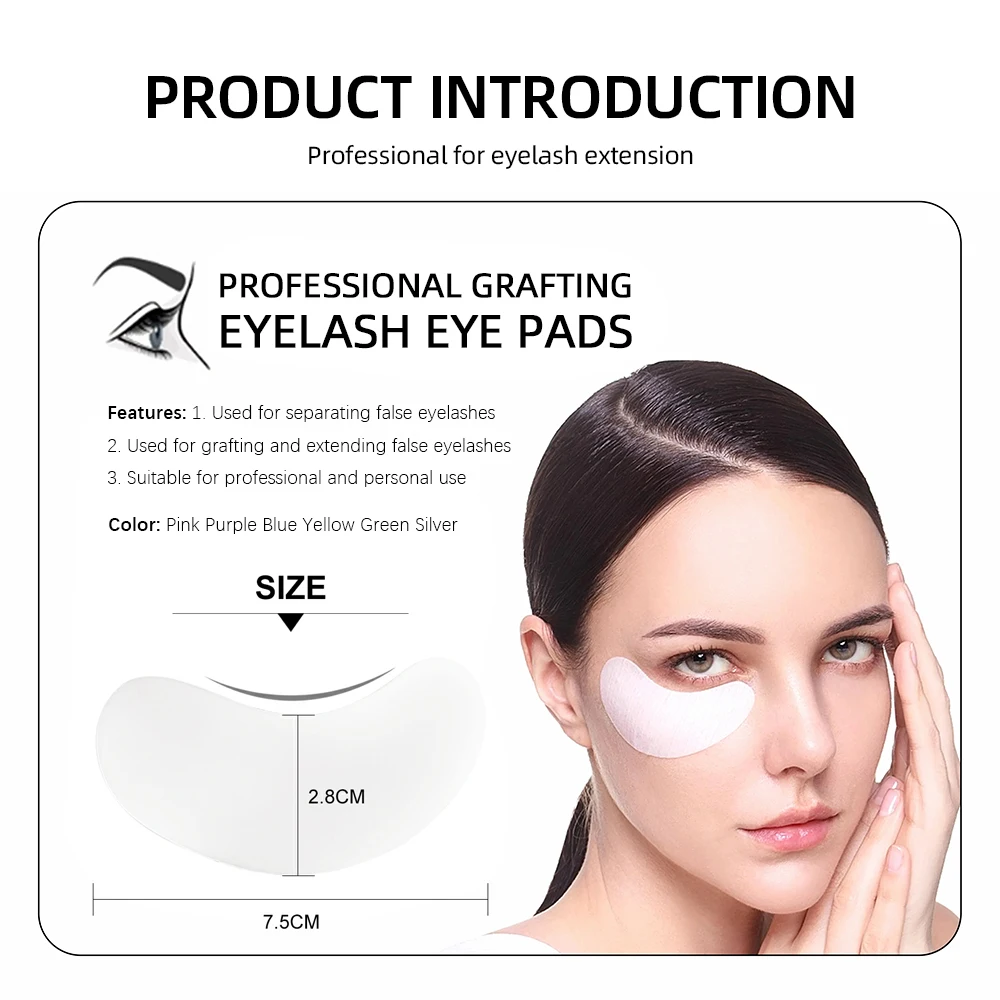 MASSCAKU Eyelash Pad Gel Patch Eyelash Patches Tip Stickers Pads Grafted Under The Eyelashes For Eyelash Extension Tools