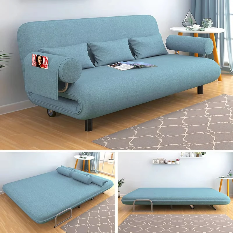 Large sofa bed sheets foldable home living room simple modern living room sofa multifunctional sofa chair