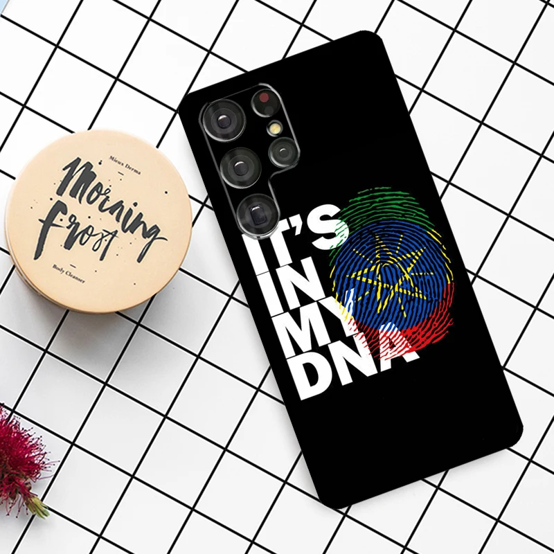 Ethiopia Flag Case For Samsung Galaxy S23 S22 Ultra Note 20 Note 10 S8 S9 S10 Plus S21 FE S20 FE Back Cover