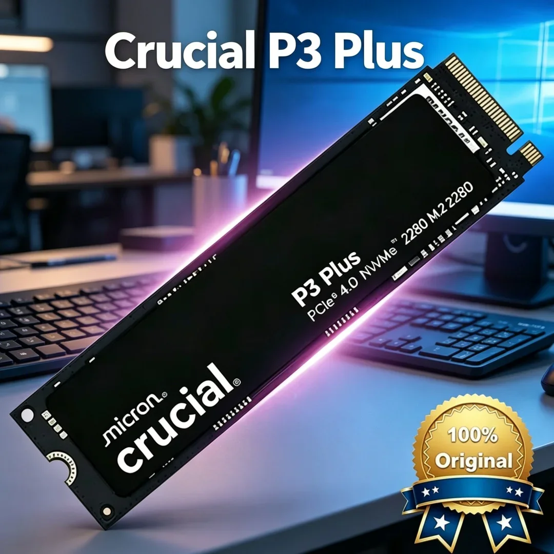 Unidad de Estado Sólido Crucial T500 de 1 TB y Disco Duro Interno Crucial P3 Plus de 1 TB y 2 TB PCIe Gen4 NVMe M.2 Paquete OEM y Crucial NVME 2280 P310 de 1 TB