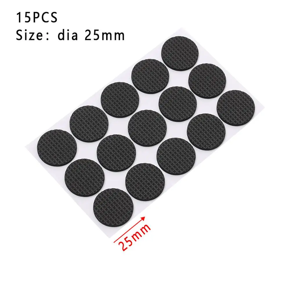 1/2/6/15/24PCS Thickening Bumper Self-adhesive Chair Fittings Floor Protector Anti Noisy Anti-slip Mat Furniture Leg Pads