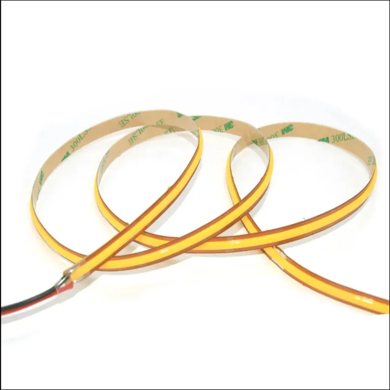 Free Cut COB LED Strip Light 12V 24V 5m Flexible Tape 528LEDs/M High Density Linear Lighting Warm/Natural White