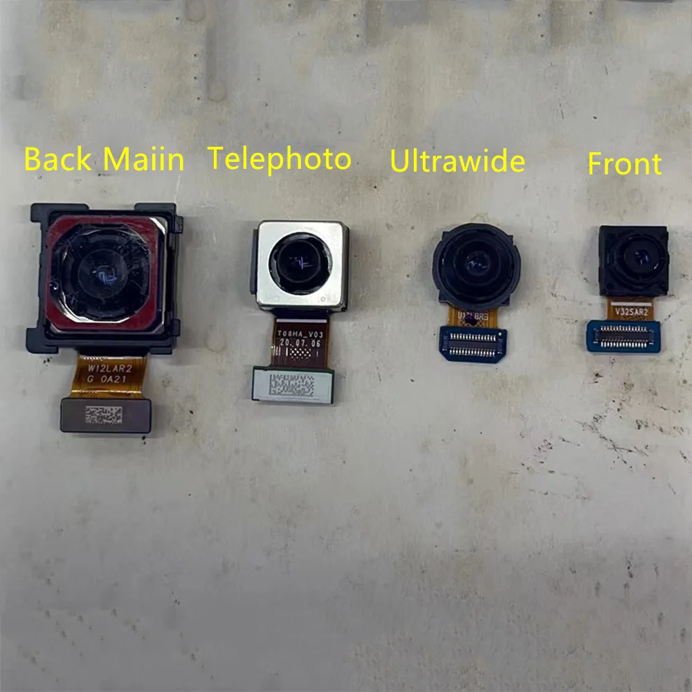 Front & Rear Camera For Samsung Galaxy S20 FE S20FE 4G G780 Main Back Big And Facing Small Camera Flex Cable Repair Part