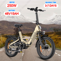 ENGWE L20 3.0 Pro Electric Bike 250W Motor 48V15AH Lithium Battery  Hydraulic Disc Brake Electric Bicycle 20*3 inch Tire E-Bike