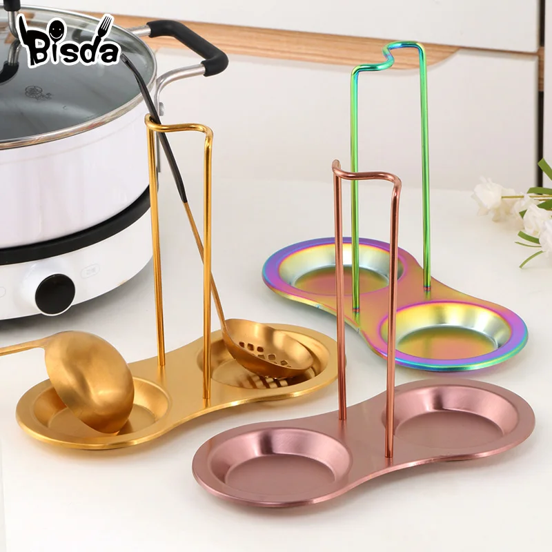 1/2 pçs de aço inoxidável pote tampa prateleira organizador cozinha pan capa tampa rack suporte esponja colher titular prato rack cozinhar ferramentas