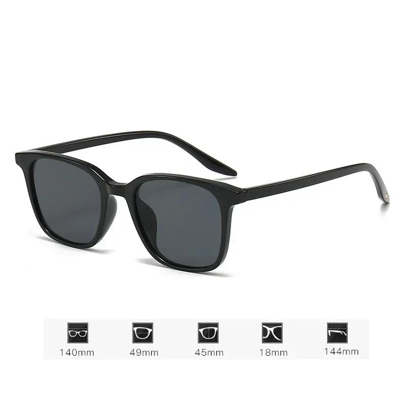 Fashion Myopia Sunglasses Square Style Male Sunglasses Female Driver\'s Ultraviolet Sun Glasses Diopter Finished Myopia Goggles