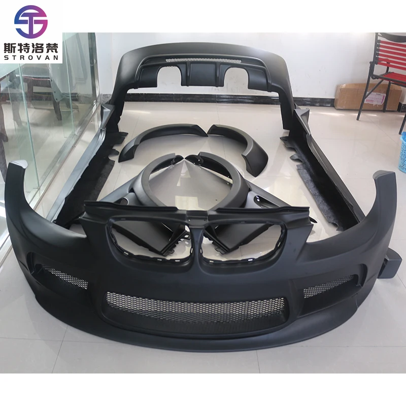 

STLF CLRAK New Carbon Fiber Car Upgrade Front/Rear Bumper Wheel Arch Fender Side Skirt Body Kit for M3 2006-2013 E92/E93 for