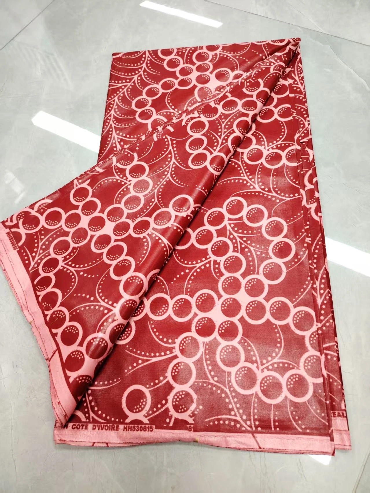 

2025 New 6Yards New Guaranteed Veritable Real Java Wax Print Ankara Fabric African Pagne Loincloth For Party Dress H5-913-1