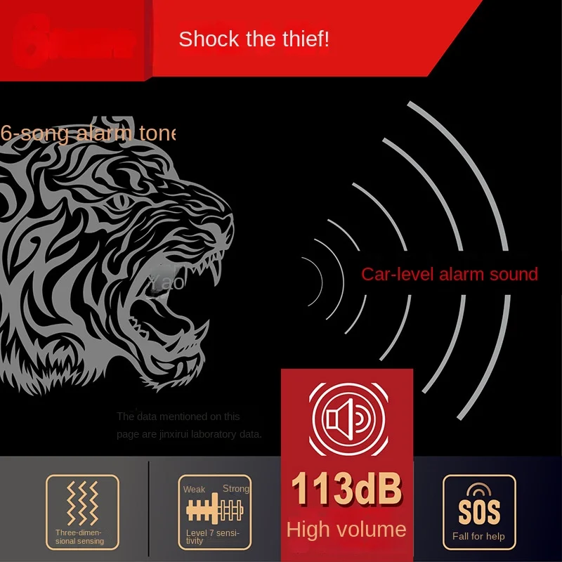 Anti-Theft Wireless Bike & Electric Vehicle Alarm with Vibration Sensing and Motion Detection SF22R