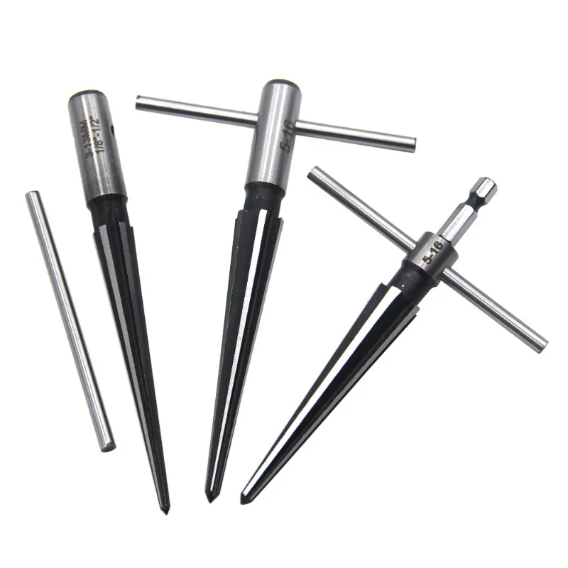 Conische Ruimer Hand Metalen Ruimer Ontbramen Vergroten Pin Gat Handheld Ruimer Voor Hout Metalen Kunststof Boorgereedschap 3-13Mm & 5/6-16Mm