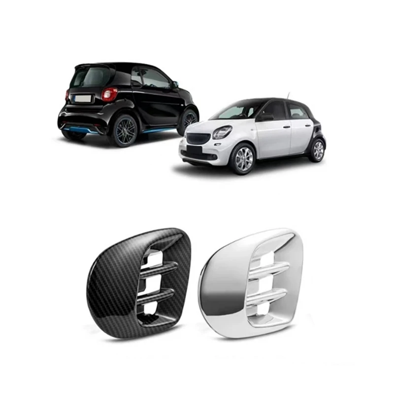 

Car Air Outlet Trim Frame Air Inlet Protective Cover For Mercedes Benz Smart 453 Fortwo 2015-2020 Accessories Carbon Fiber