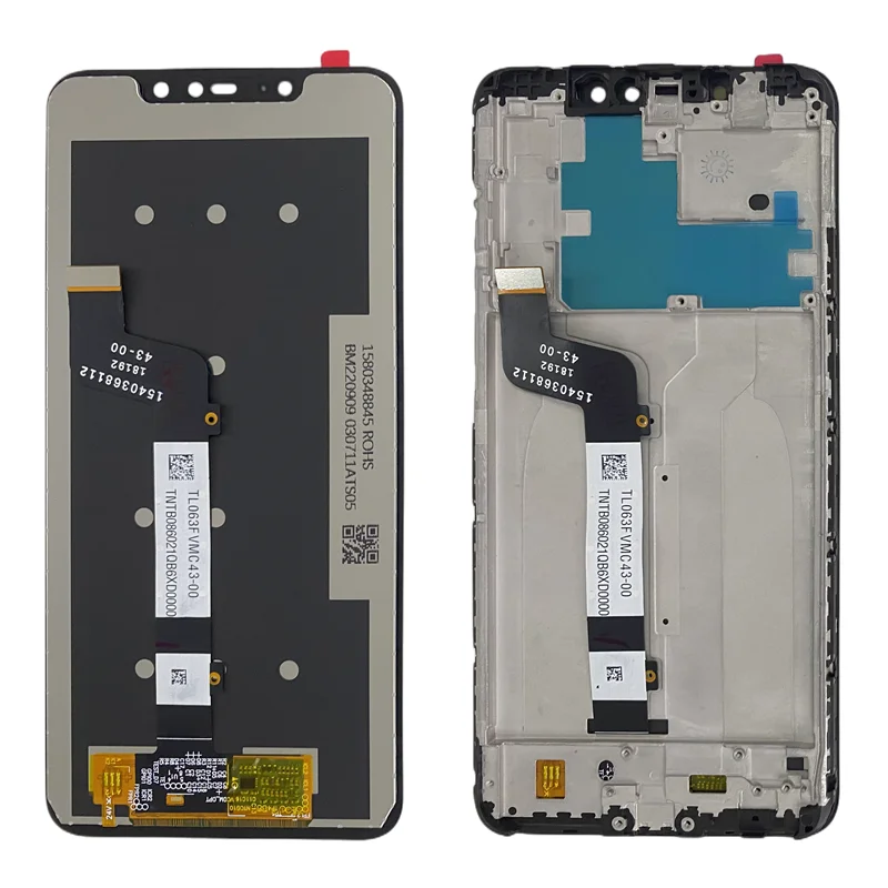 Original Xiaomi Redmi Note 6 Pro LCD with Frame, Mobile Phone Display, Touch Screen Digitizer Assembly Replacement, M1806E7TG