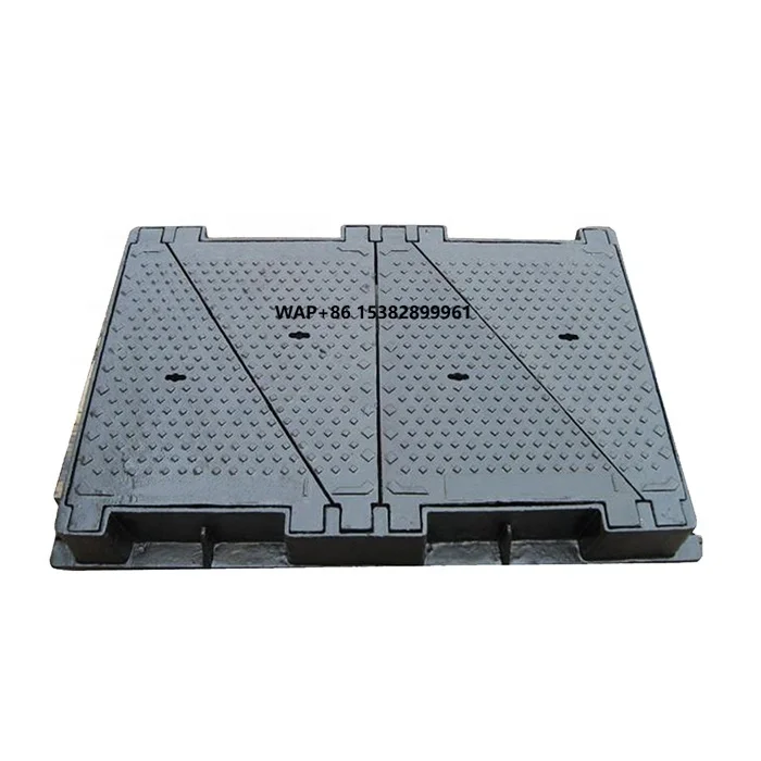 En124 Ductile Iron Cast Iron Double Triangle Fuel Tanker Truck Manhole Covers Price